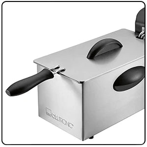 Friteuse électrique Clatronicen acier inoxydable, et réglable,