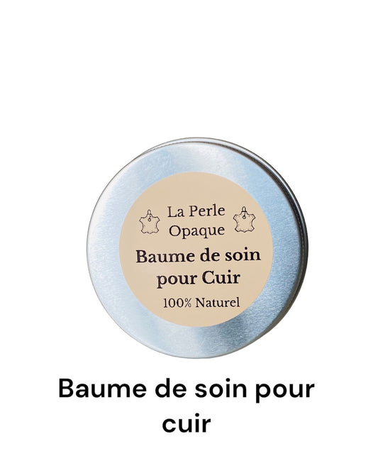Baume de soin pour cuir